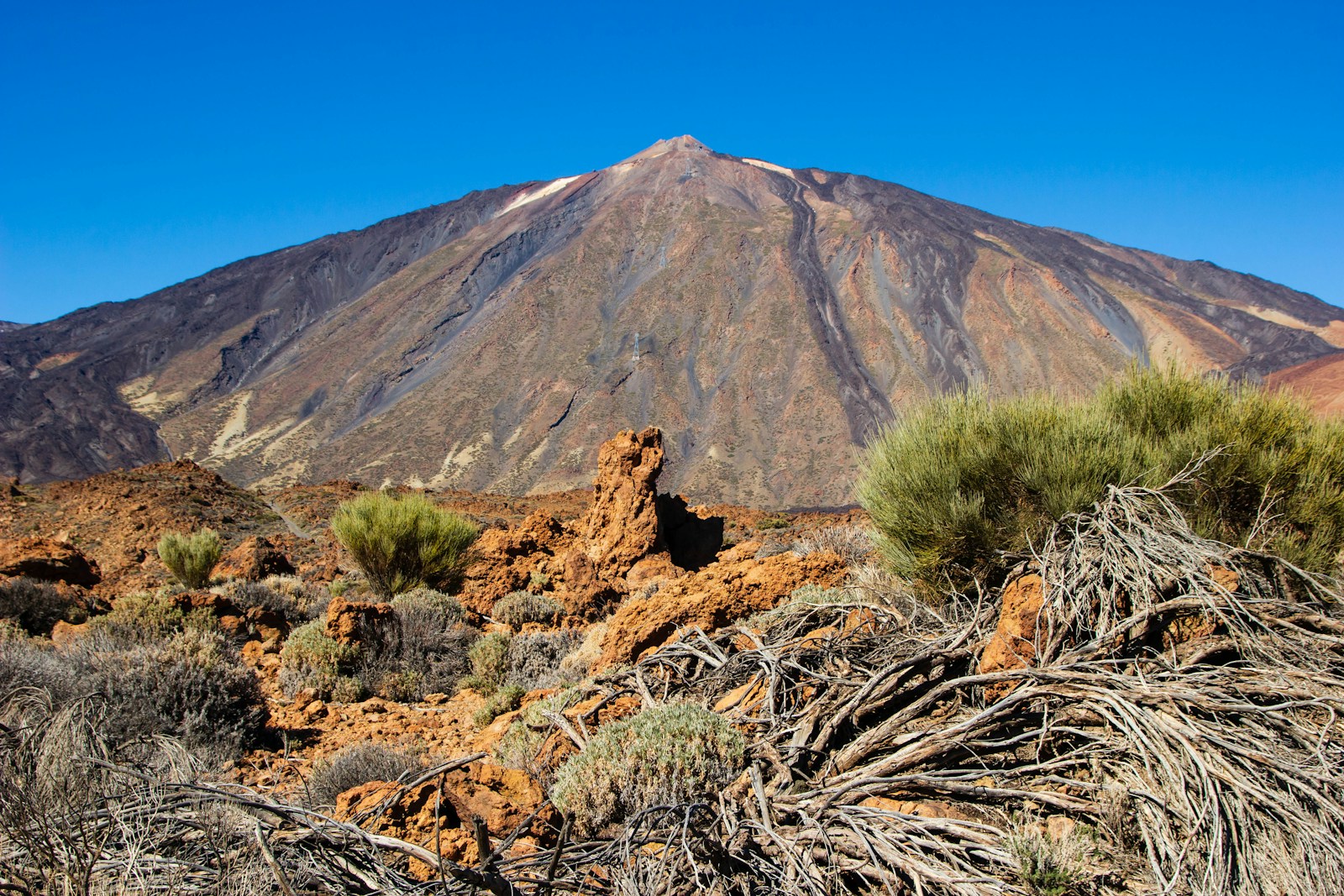 Mount Teide volcano rising above the Las Canadas caldera, Tenerife, Canary Islands