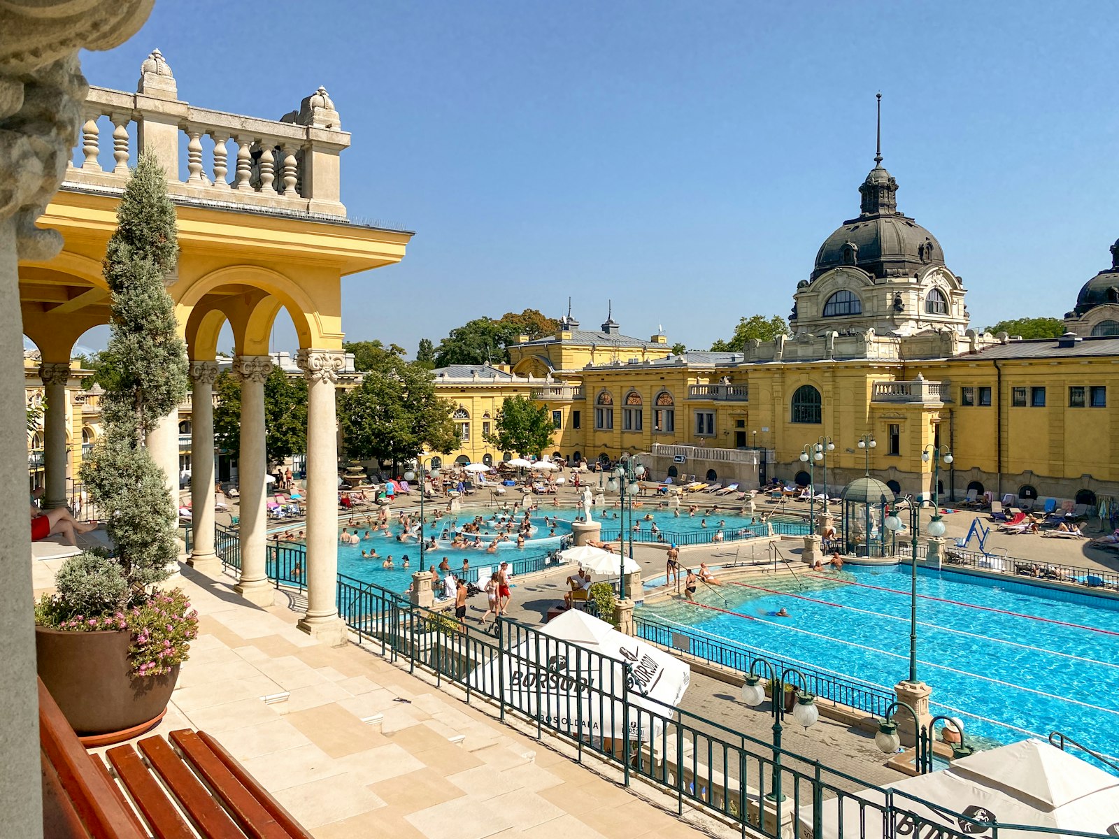 The Szechenyi thermal baths in Budapest