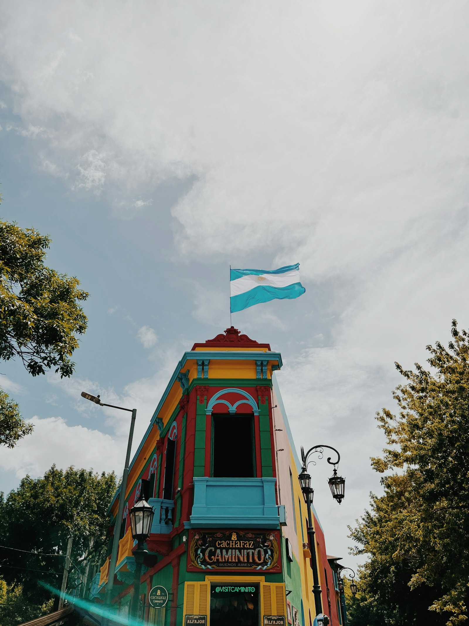 The colourful buildings of Caminito in La Boca, Buenos Aires