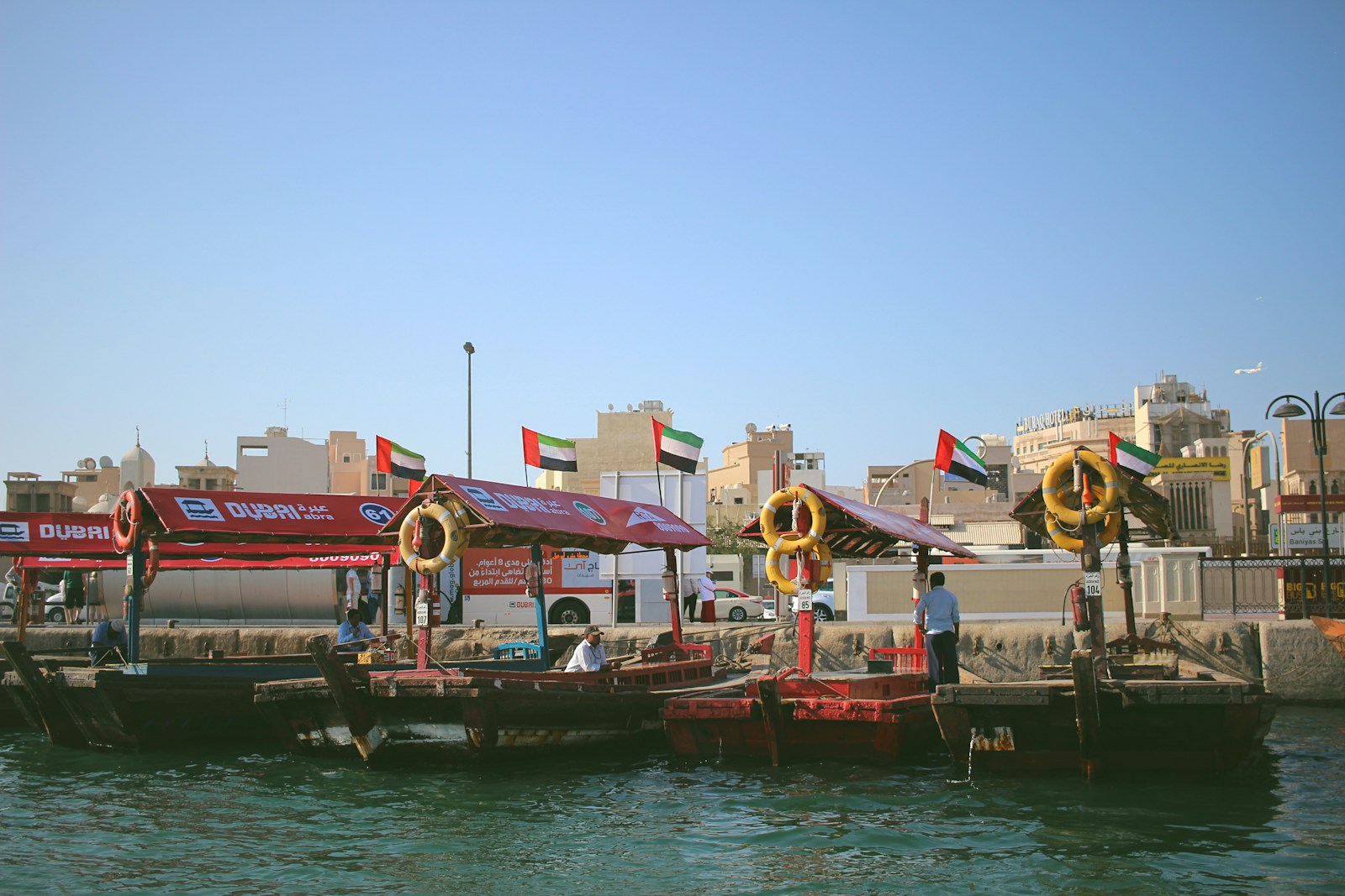 Abra boats on the Dubai Creek