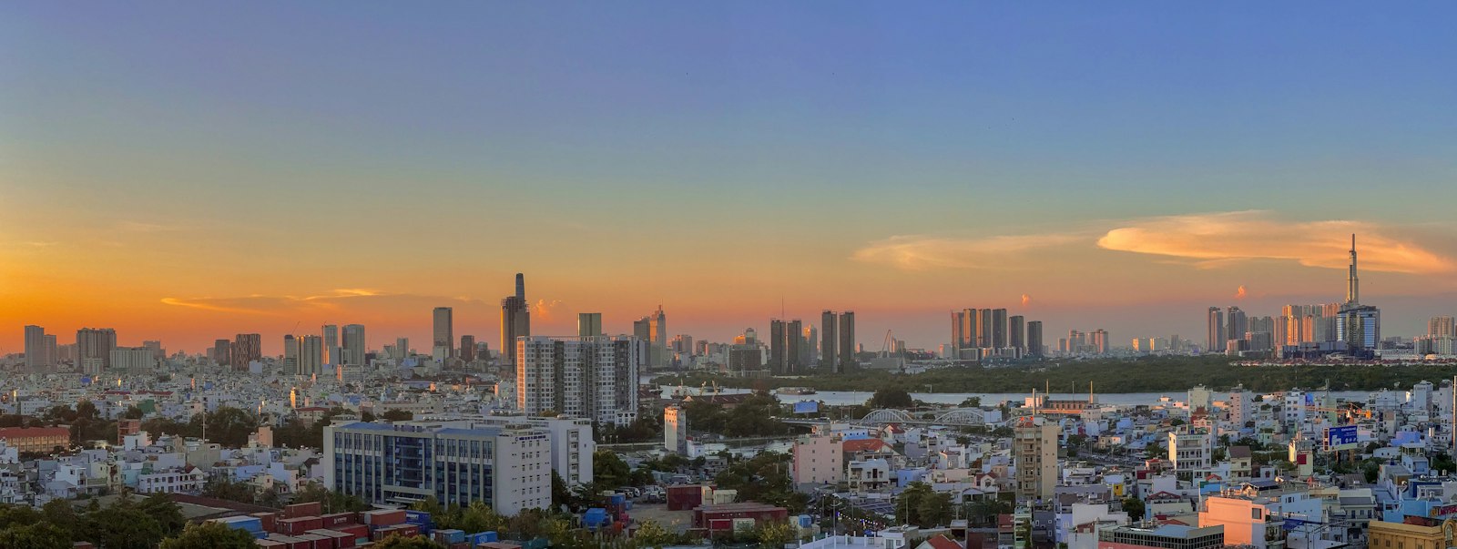 The Ho Chi Minh City skyline