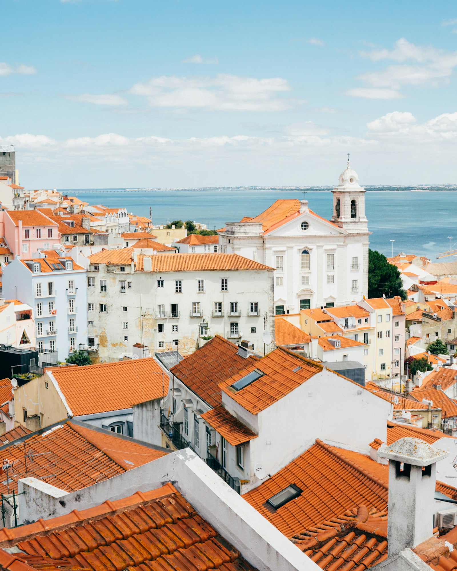 Orange rooftops of Alfama, Lisbon