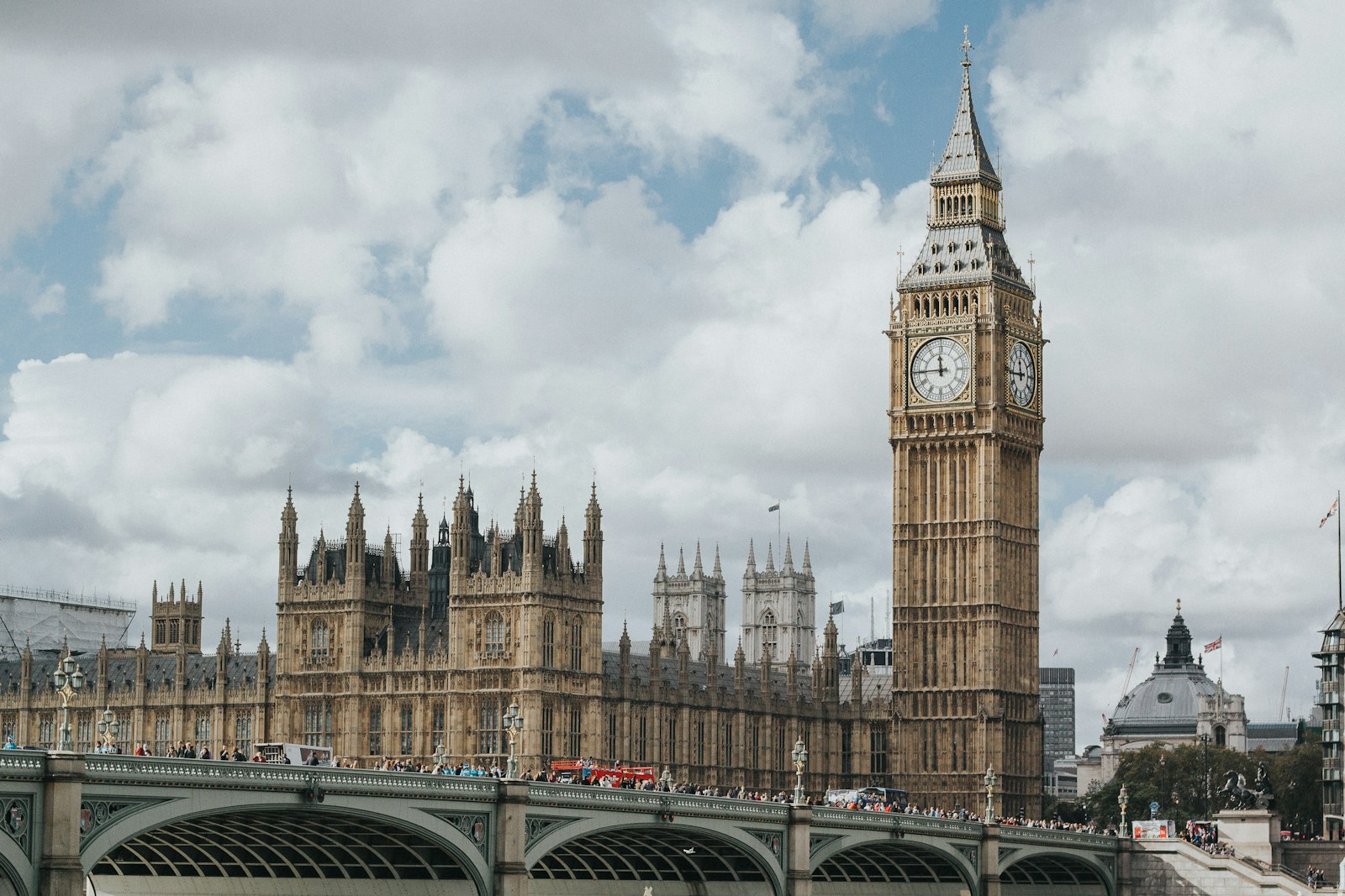 Big Ben and the Houses of Parliament in Westminster, London