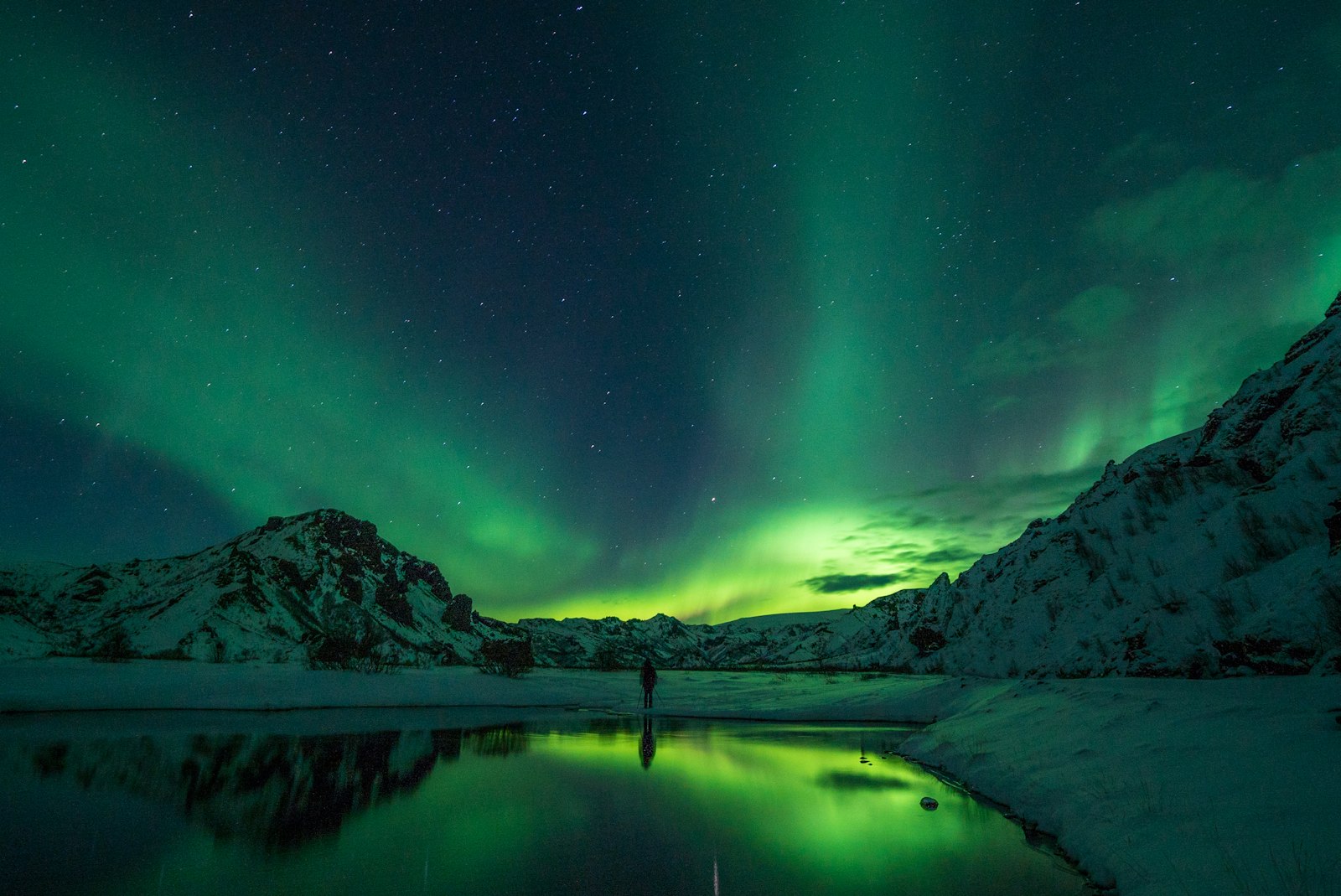 The Northern Lights over Iceland