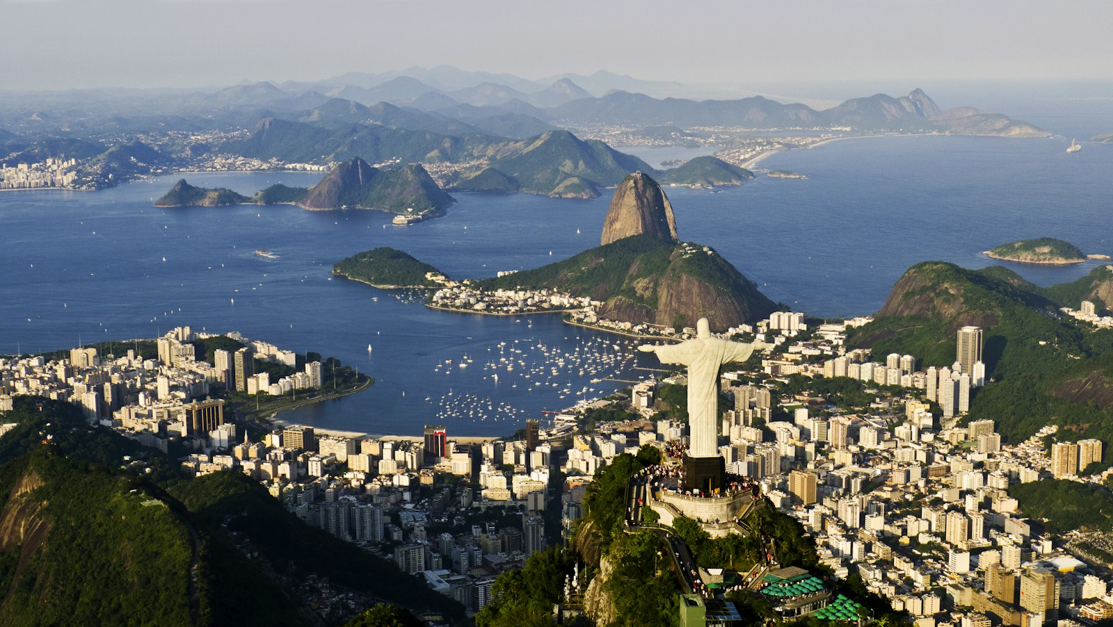 Christ the Redeemer overlooking Rio de Janeiro, Brazil