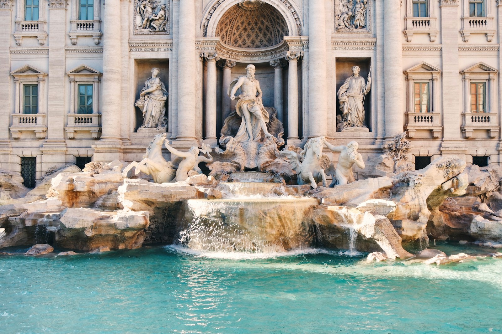 The Trevi Fountain in Rome