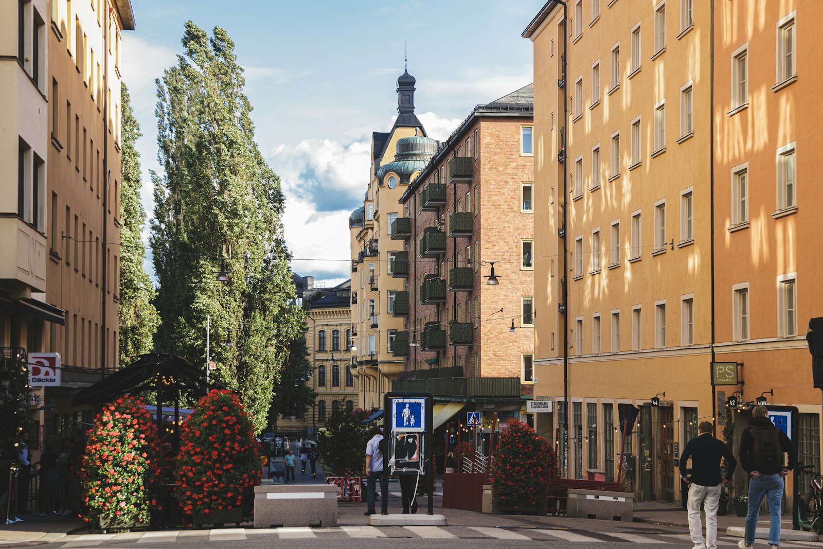 A narrow old-town street in Gamla Stan, Stockholm