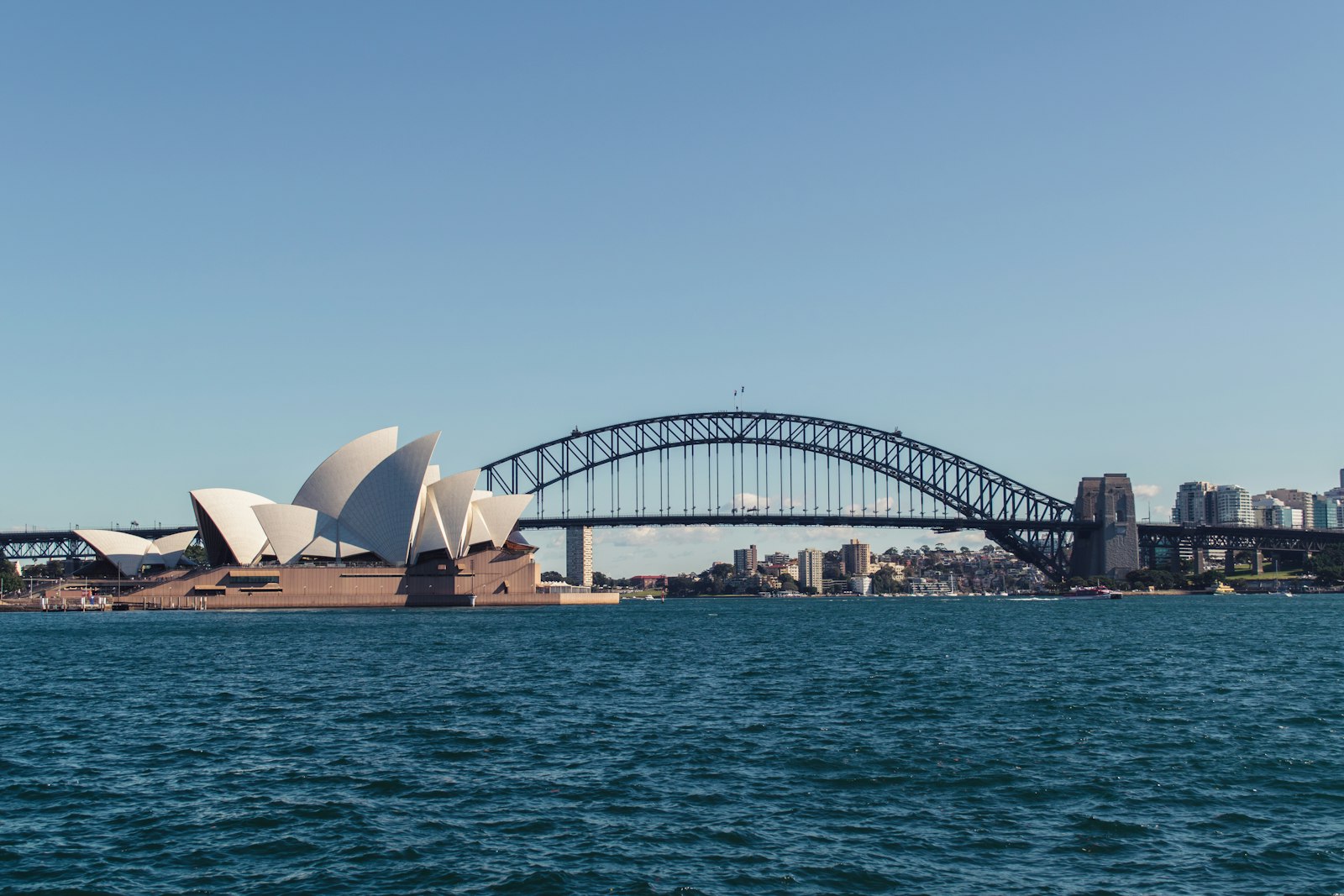 The Sydney Opera House on the harbour, Australia