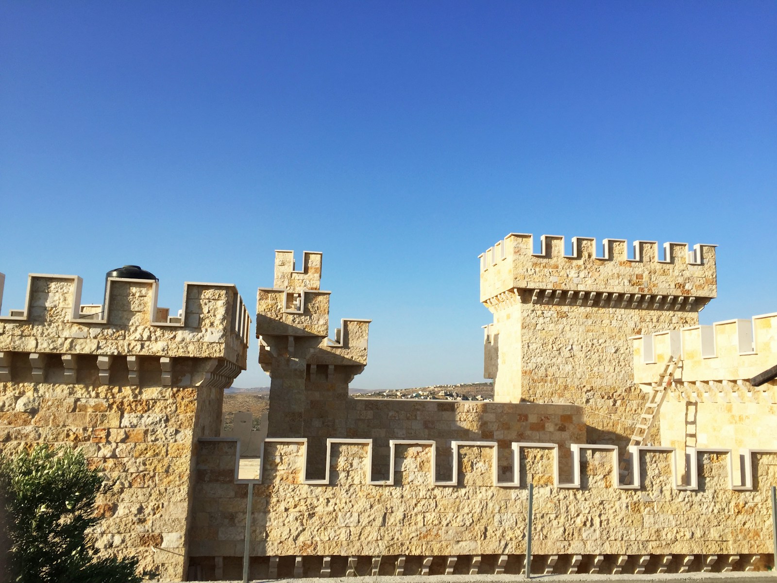 A stone palace building at Beita near Nablus, Palestine